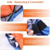 3 People Sleeping Bag, Lightweight Water Resistant Cotton Liner Cold Warm Weather 3 Season w/ Sack