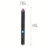 Electric Arc Lighter Windproof Flameless USB Lighter, Power Display Rechargeable With Safety Lock