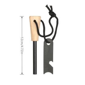 Portable Firestarter Tool, Magnesium Rod, Lighter Stick, Outdoor Camping Equipment (Style: Diamond Shape)