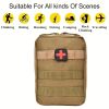 Outdoor Multifunctional MOLLE Attachment Emergency Medical Kit, Outdoor Survival First Aid Kit